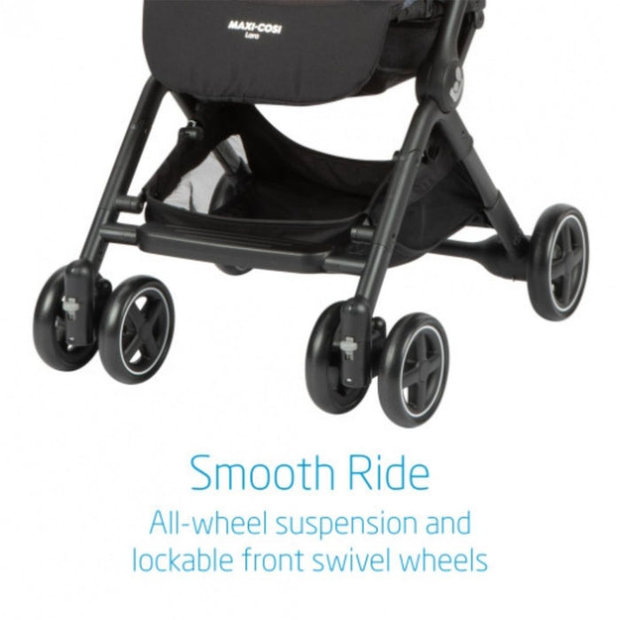 Maxi Cosi Lara Ultracompact Stroller - Essential Black