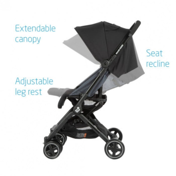 Maxi Cosi Lara Ultracompact Stroller - Essential Black