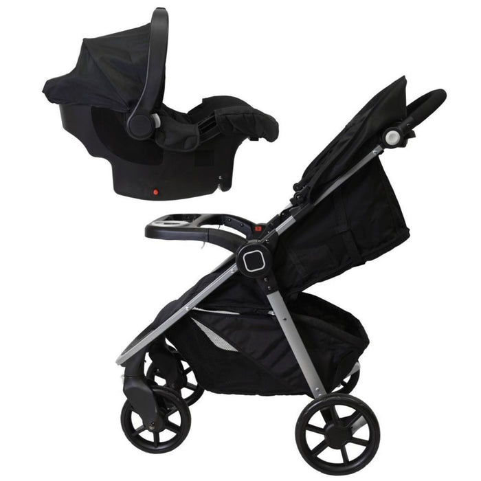 Safety 1st Agility 4 Stryde Travel System - Carbon Black
