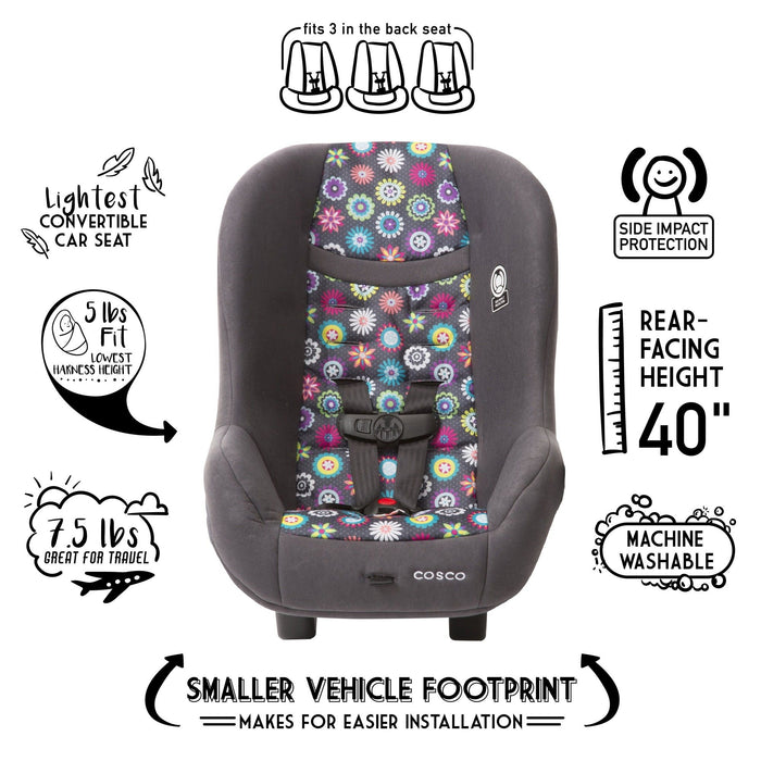 Cosco Scenera Next Convertible Car Seat - Blossom