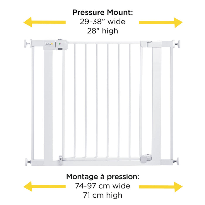 Safety 1st Hand Free Auto Close Gate - White