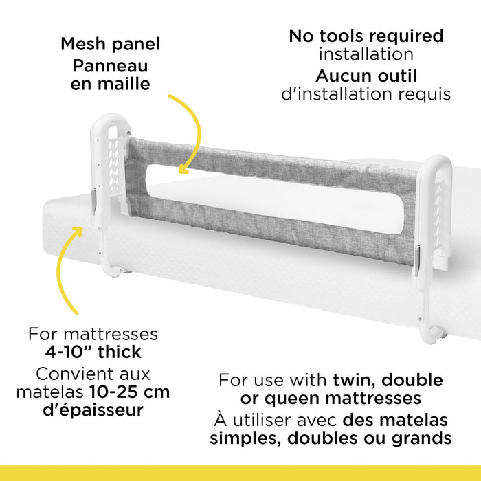 Safety 1st Top of Mattress Bed Rail - Grey