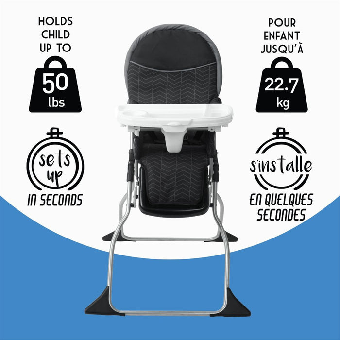 Chaise haute pliante simple Cosco - Black Arrow