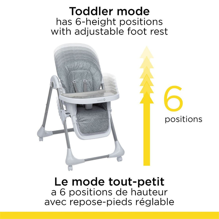 Chaise haute Grow n' Go 3 en 1 de Safety 1st