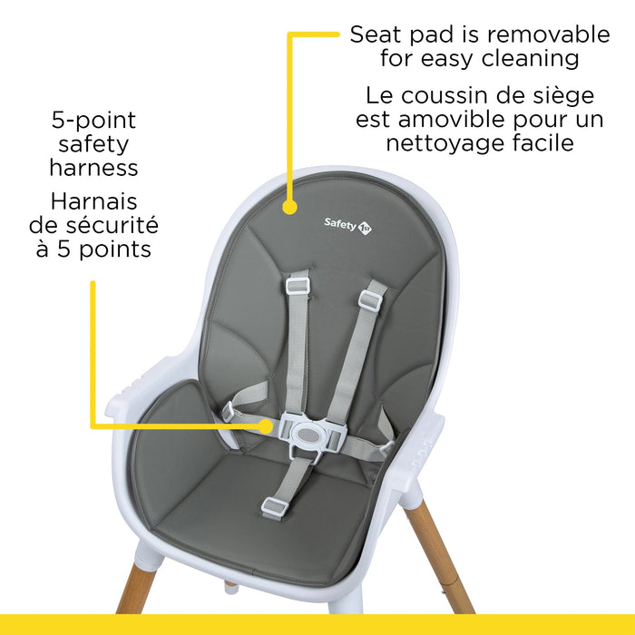 Chaise haute Avista de Safety 1st - Lapin gris
