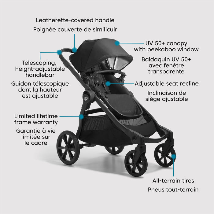 Baby Jogger City Select 2 Single-to-Double Modular Stroller, Eco Collection