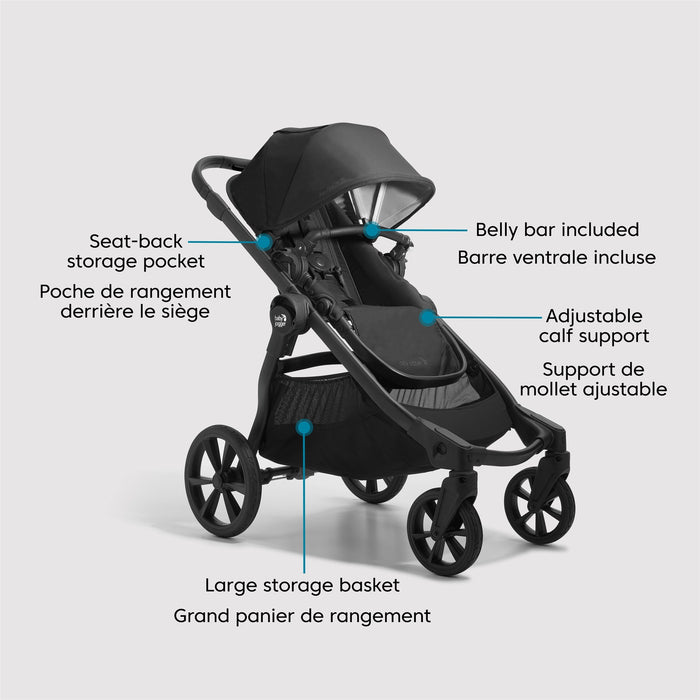 Baby Jogger City Select 2 Single-to-Double Modular Stroller, Eco Collection