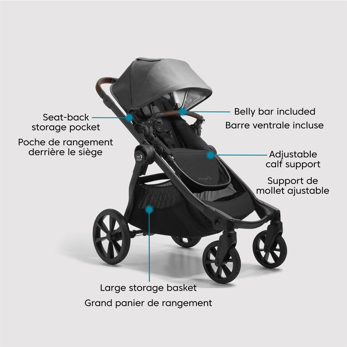 Baby Jogger City Select 2 Single-to-Double Modular Stroller, Eco Collection