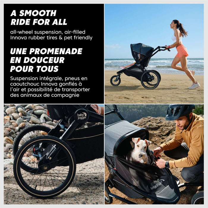 Baby Jogger City Prix jogger x Bike Trailer Stroller