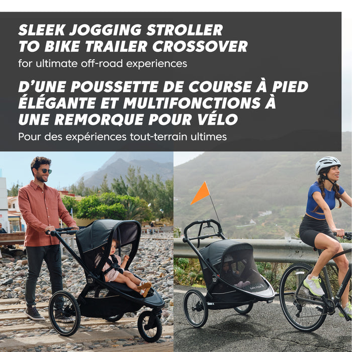Baby Jogger City Prix Jogger x Bike Trailer