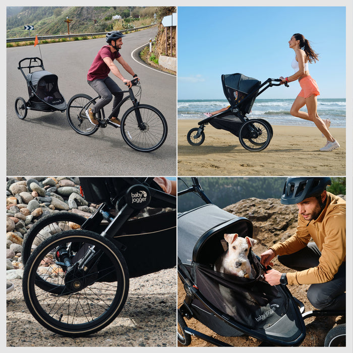 Baby Jogger City Prix Jogger x Bike Trailer