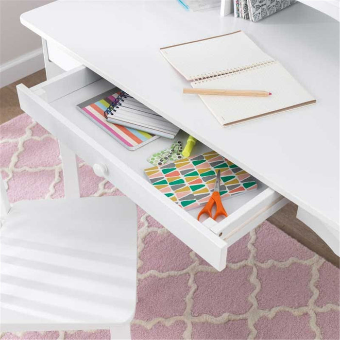 Kidkraft Avalon Desk With Hutch and Chair White