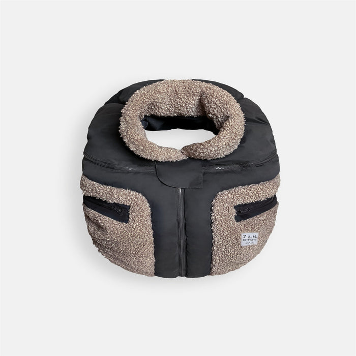 7AM Enfant Car Seat Cocoon - Teddy Appliqué