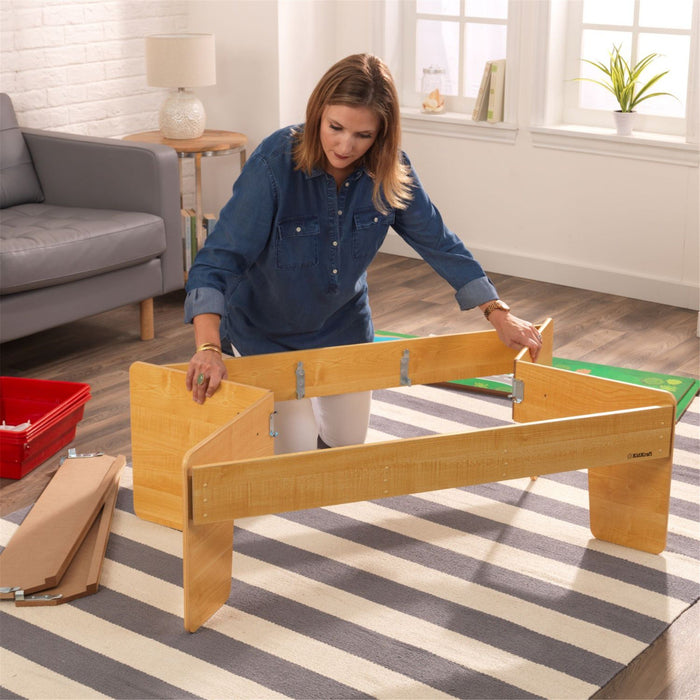 Kidkraft Adventure Town Railway Train Set Table With Ez Kraft Assembly™