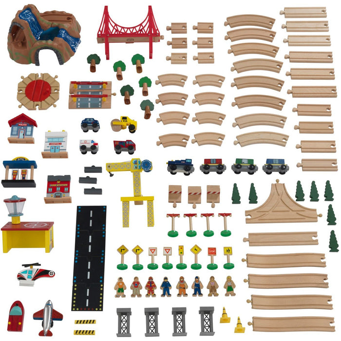 Kidkraft Adventure Town Railway Train Set Table With Ez Kraft Assembly™