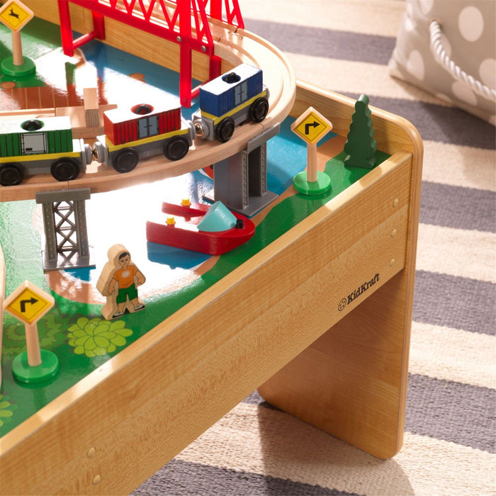 Kidkraft Adventure Town Railway Train Set Table With Ez Kraft Assembly™