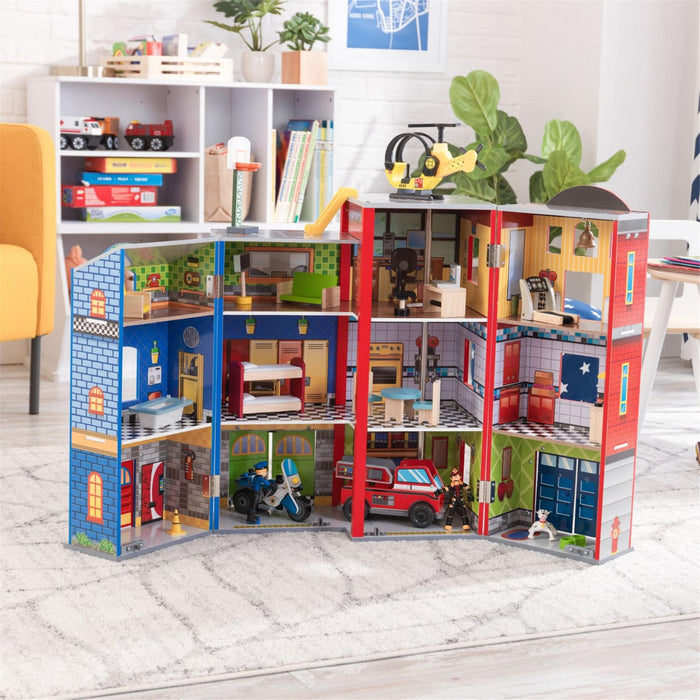 Kidkraft Everyday Heroes Wooden Play Set