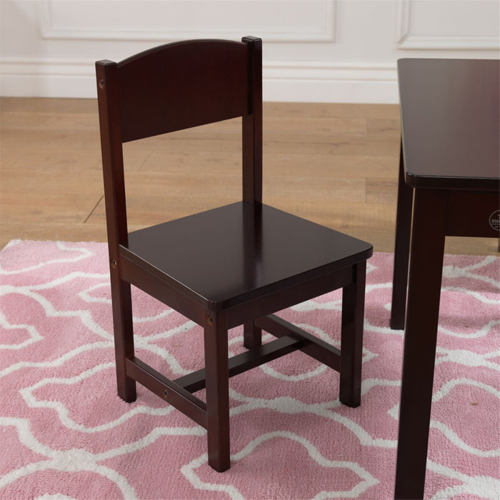 Kidkraft Farmhouse Table 4 Chair Set Espresso