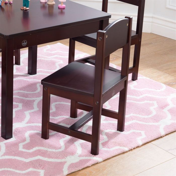 Kidkraft Farmhouse Table 4 Chair Set Espresso