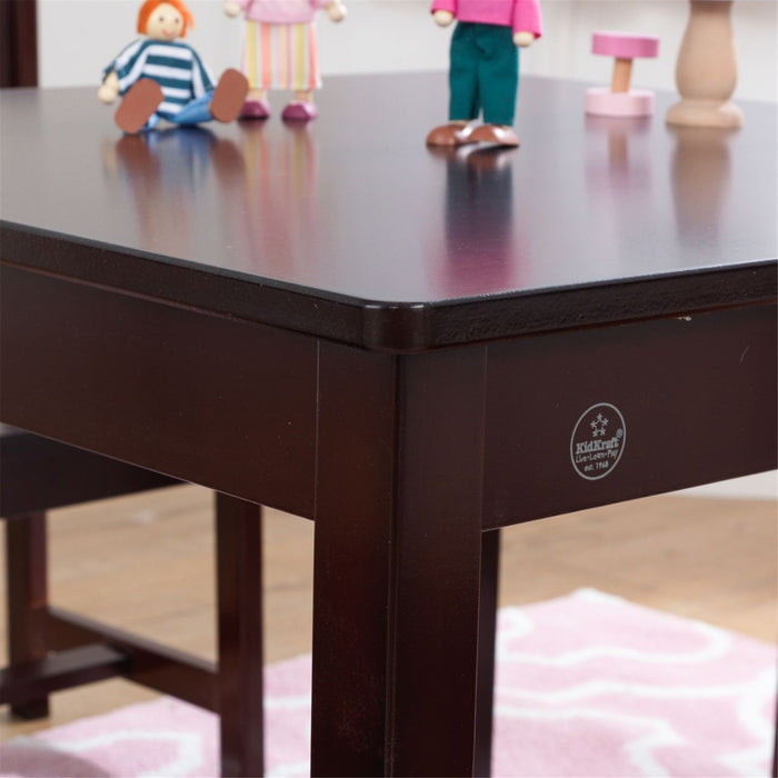 Kidkraft Farmhouse Table 4 Chair Set Espresso