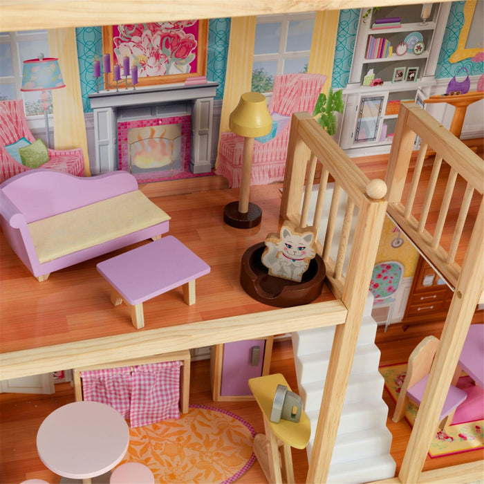 Kidkraft Grand View Mansion Dollhouse With Ez Kraft Assembly™