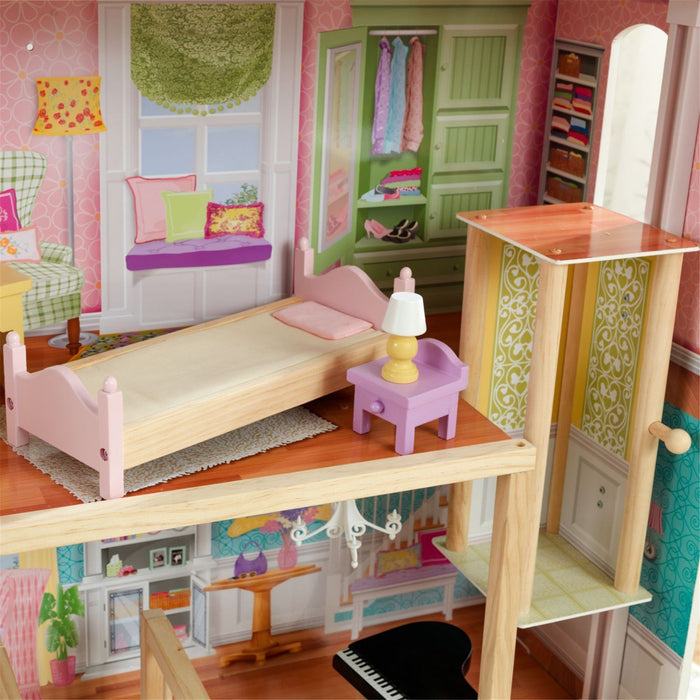 Kidkraft Grand View Mansion Dollhouse With Ez Kraft Assembly™