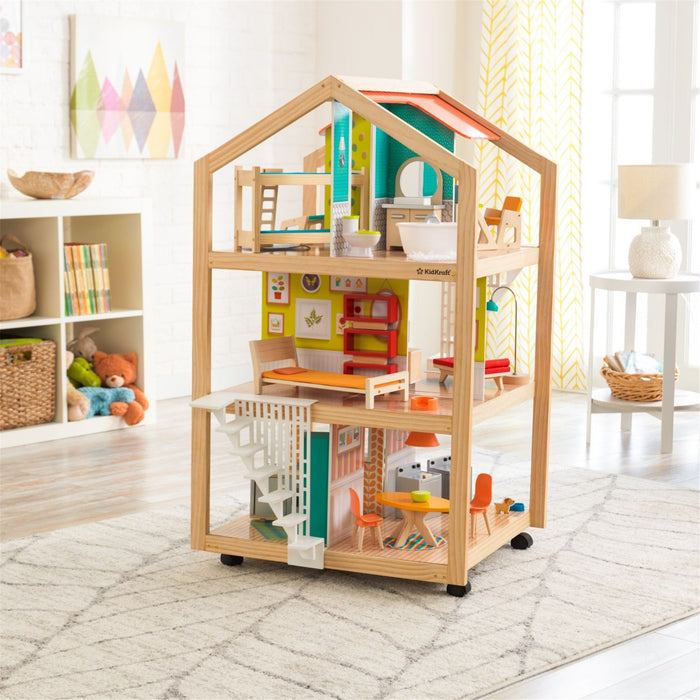 Kidkraft So Stylish Mansion Dollhouse With Ez Kraft Assembly™