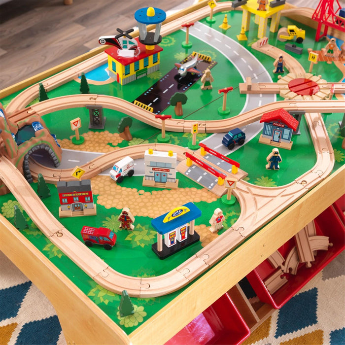 Kidkraft Waterfall Mountain Train Set Table