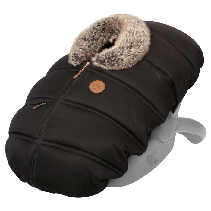Petit Coulou Winter Car Seat Cover - Licorice Eco Wolf