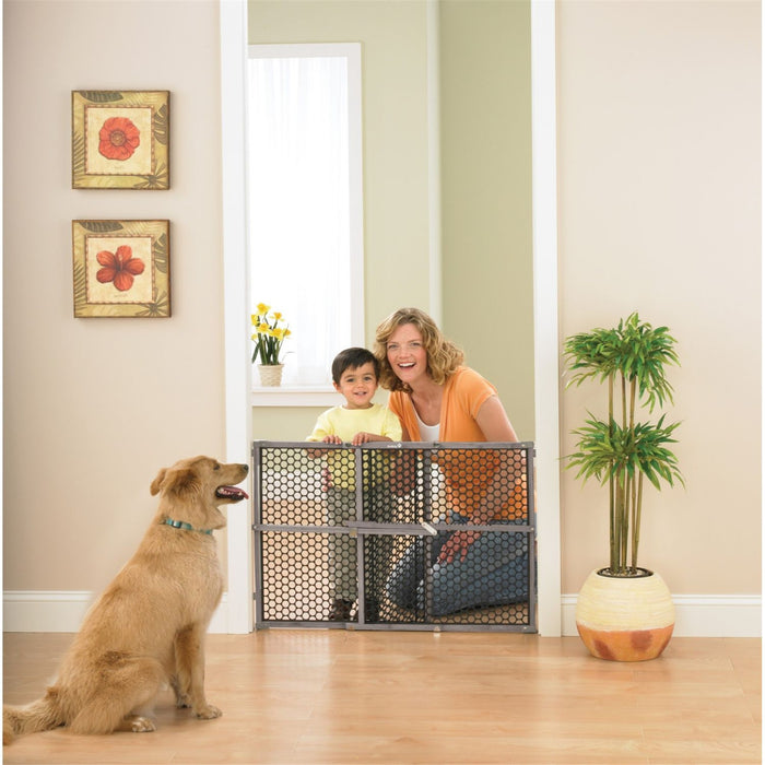 Safety 1st Grey Wood Security Gate