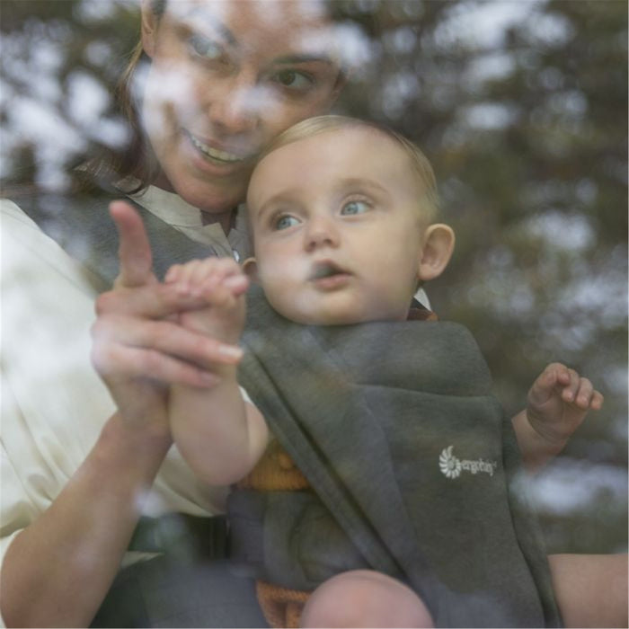 ErgoBaby Embrace Newborn Baby Carrier - Heather Grey