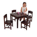Kidkraft Farmhouse Table 4 Chair Set Espresso