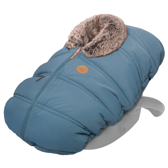 Petit Coulou Winter Car Seat Cover - Macaroon Wolf