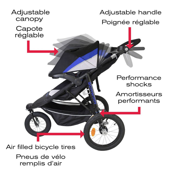 Schwinn Interval Jogging Travel System- Royal Night