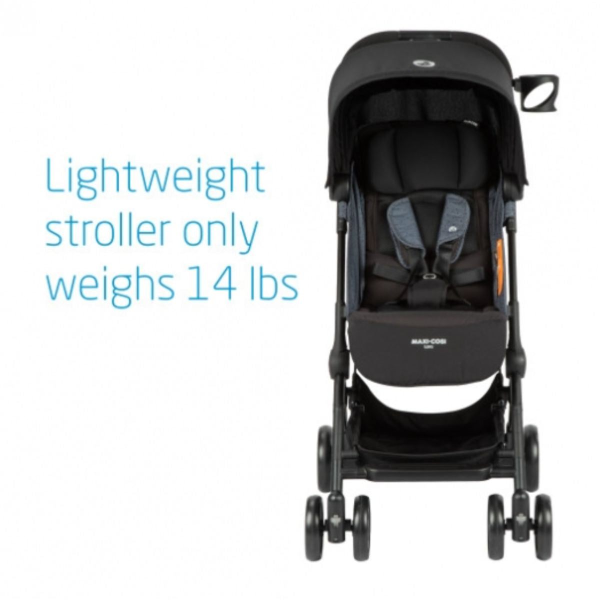 Travel in Style with Maxi Cosi Lara Ultracompact Stroller in Essential Black