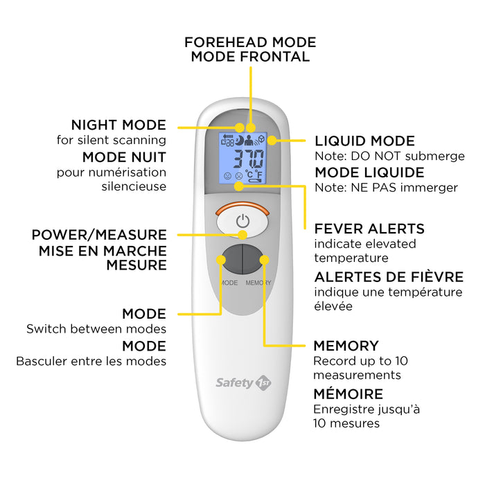 Safety 1st Simple Scan Forehead Thermom