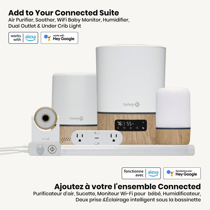 Éclairage connecté sous le lit de bébé Safety 1st