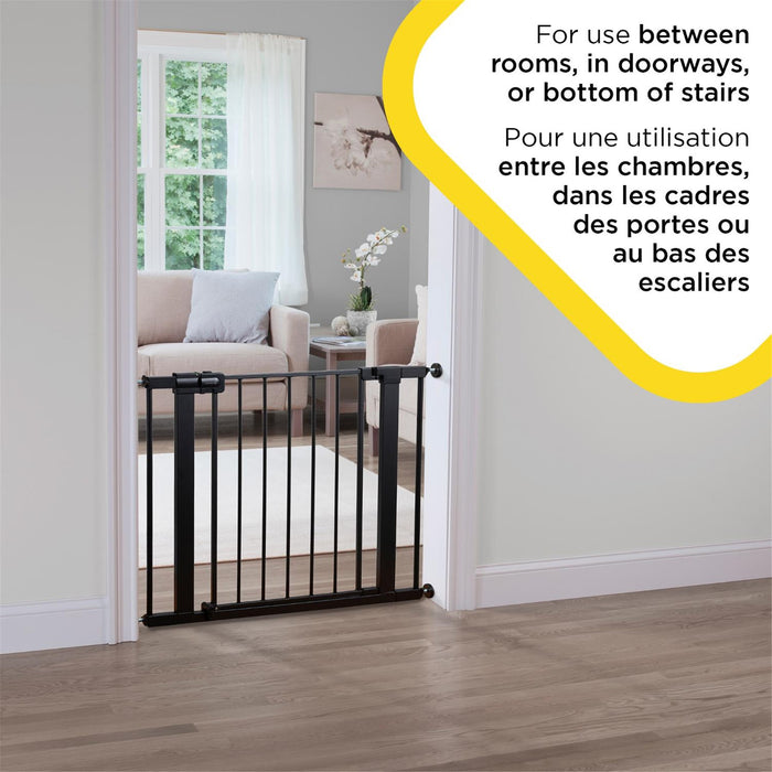 Barrière de sécurité à installation facile Safety 1st - Noir