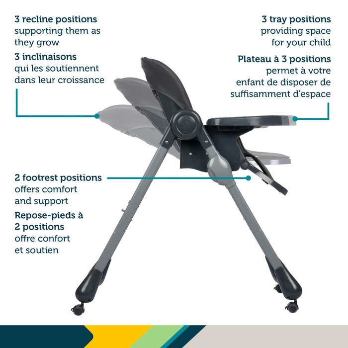 Safety 1st Olea High Chair - Mineral Graphite