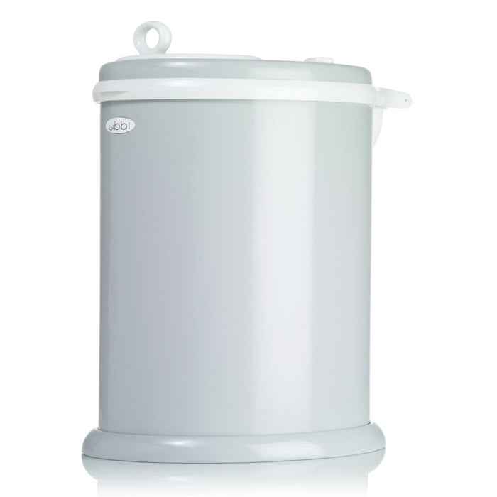 Ubbi Stainless Steel Diaper Pail - Grey