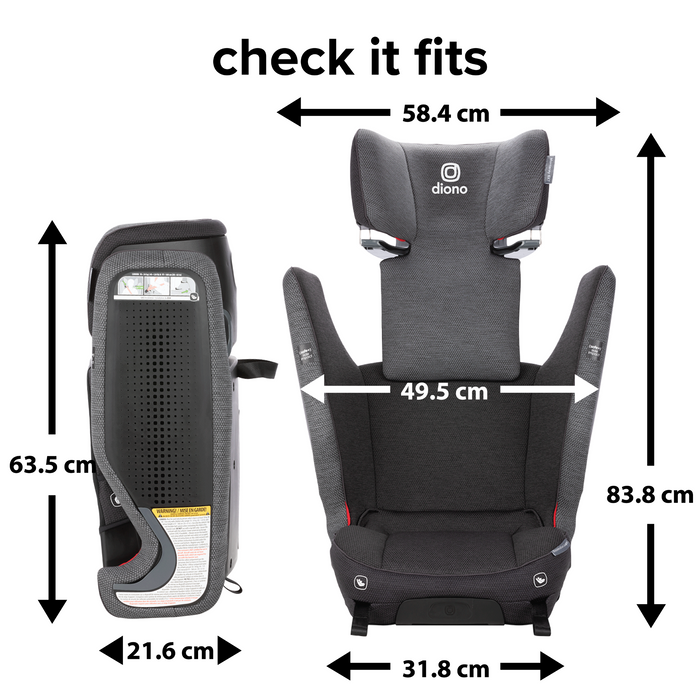 Diono Monterey 6XT SafePlus High-Back Booster Car Seat