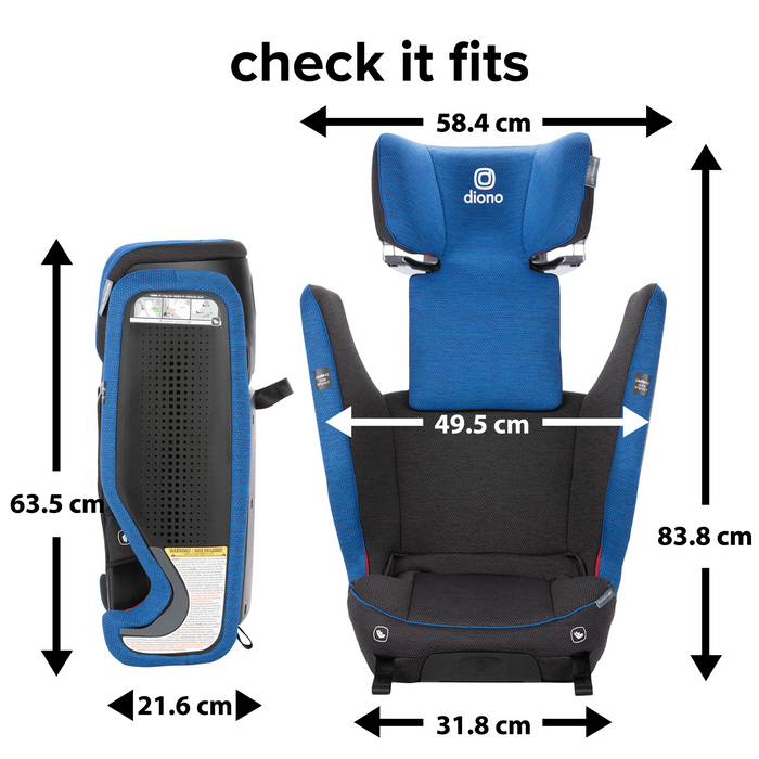 Diono Monterey 6XT SafePlus High-Back Booster Car Seat