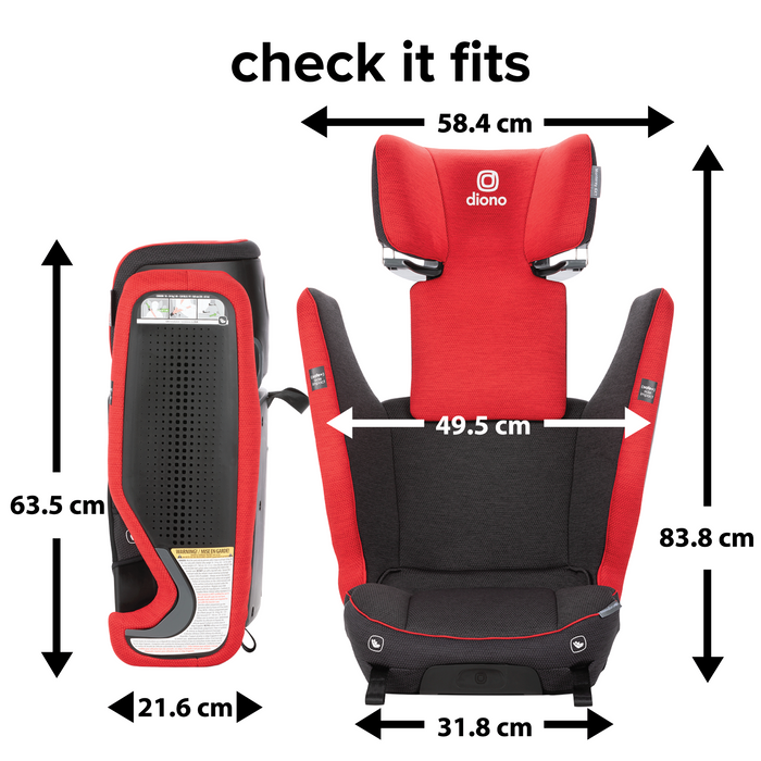 Diono Monterey 6XT SafePlus High-Back Booster Car Seat