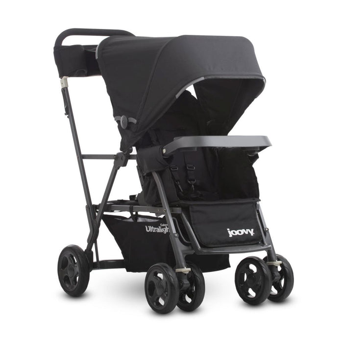 Joovy Caboose Ultralight Graphite Stand-On Tandem Stroller Black