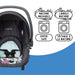 Cosco Light N Comfy Infant Car Seat- Elephant