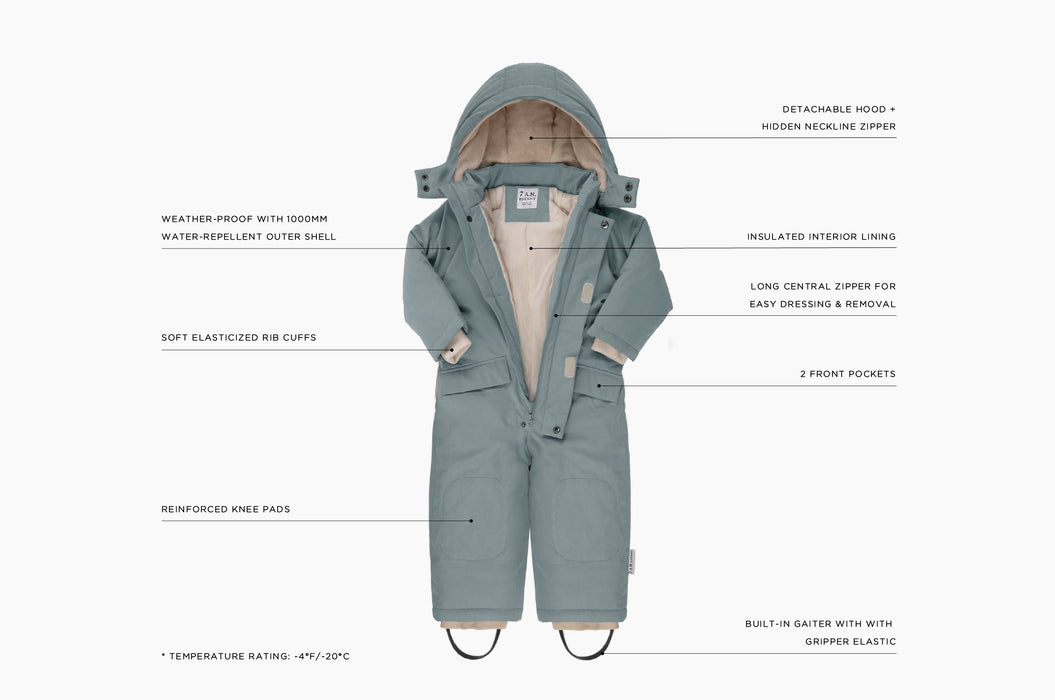 7AM Enfant Snowsuit Grand - Benji Plush 1T-7Y