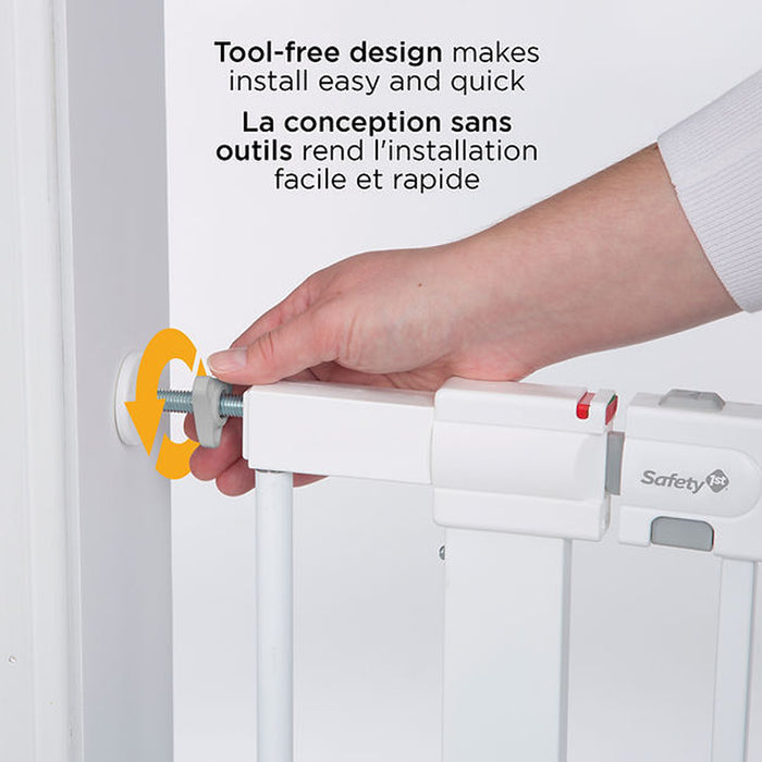 Safety 1st Easy Install Walk-Through Gate - White