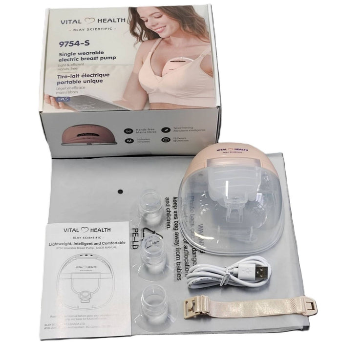 Vital Health Single Wearable Breast Pump