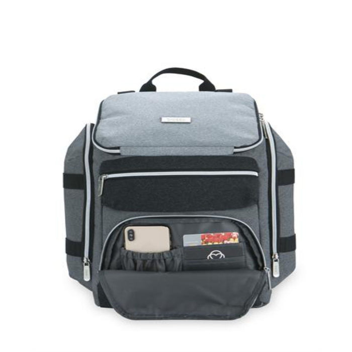 Baby Brezza Backpack Diaper Bag Grey/Black
