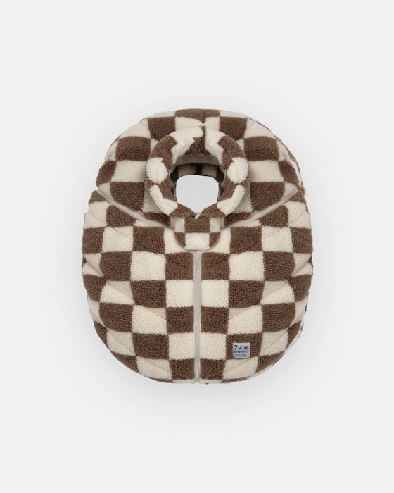 7AM Enfant Car Seat Cocoon - Checker Berber